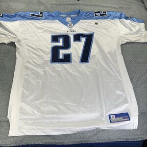 Reebok Tennesee Titans Eddie George #27 Jersey Men’s Size 56 White NFL Football